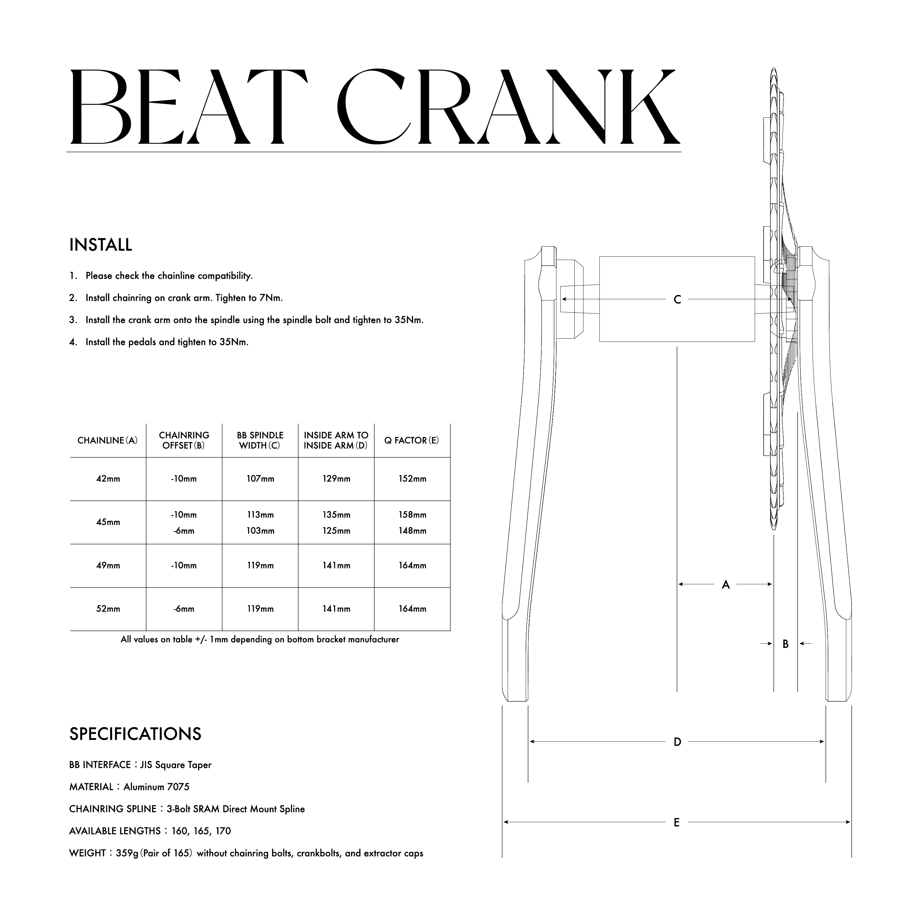 BEAT Crank ST